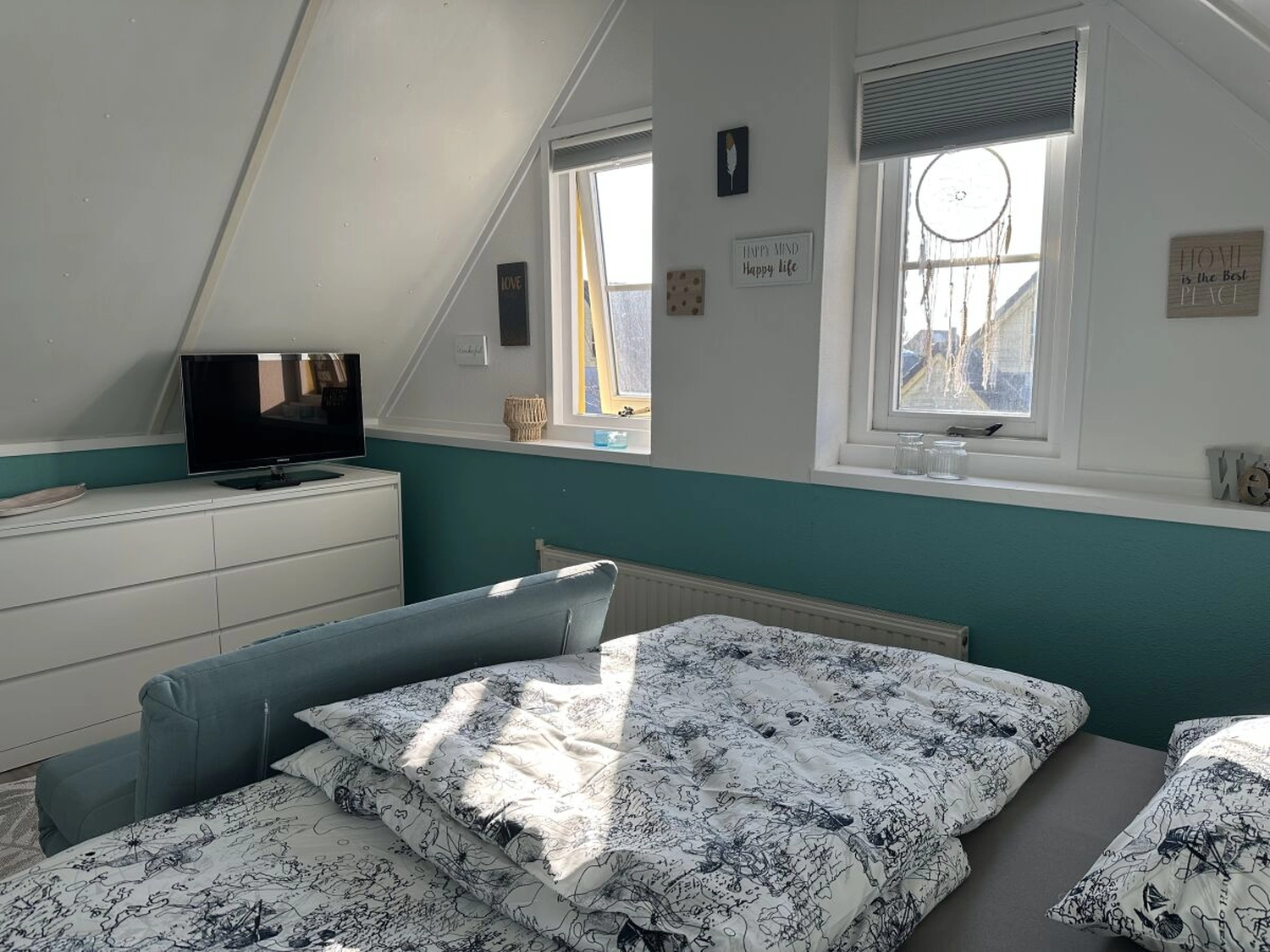 Dünen & Meer - Ferienhäuser - Villa Sonnenschein - Schlafzimmer
