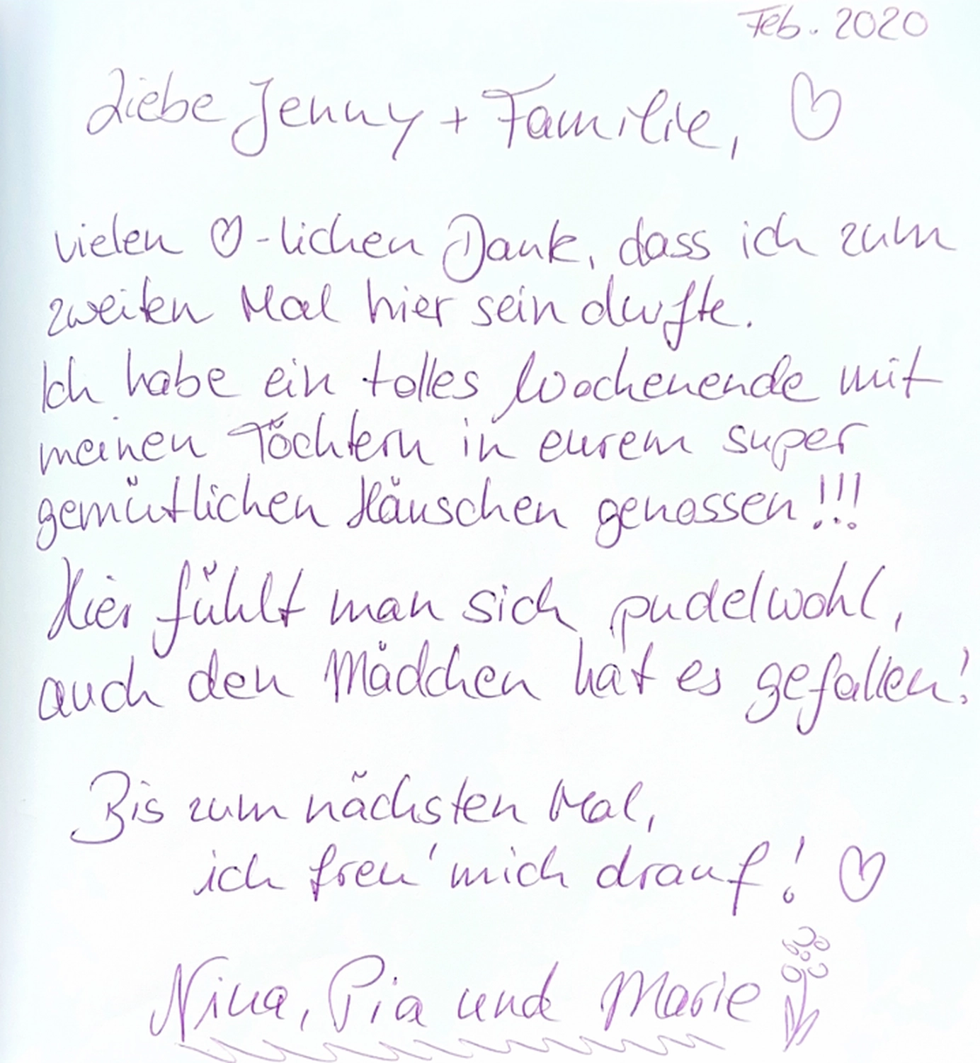 Dünen & Meer - Ferienhäuser - Kundenbewertungen